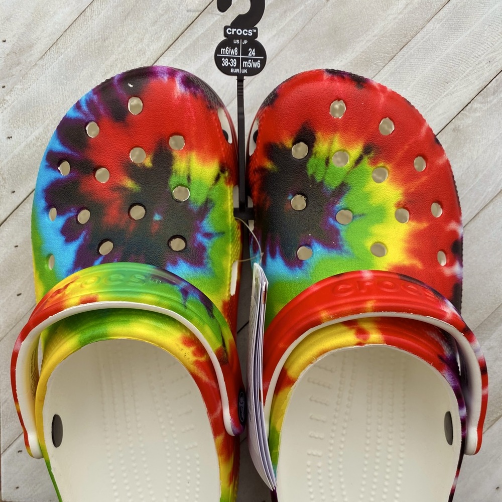 Tie Dye Crocs✨🔥